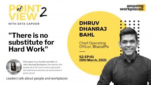 BharatPe COO, Dhruv Dhanraj Bahl, Point of View Interview