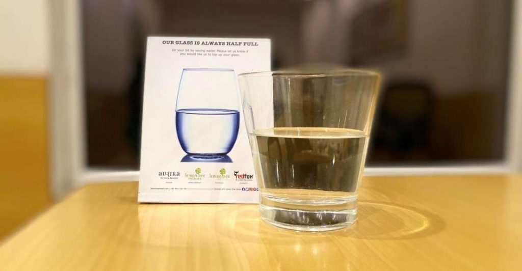 Lemon Tree Hotels half glass water initiative-amazing-workplaces