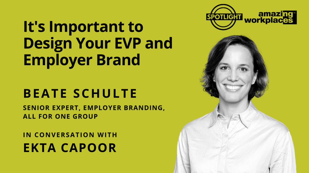 Beate Schulte, Employer branding, All for One Group-Amazing Workplaces - Spotlight Interview