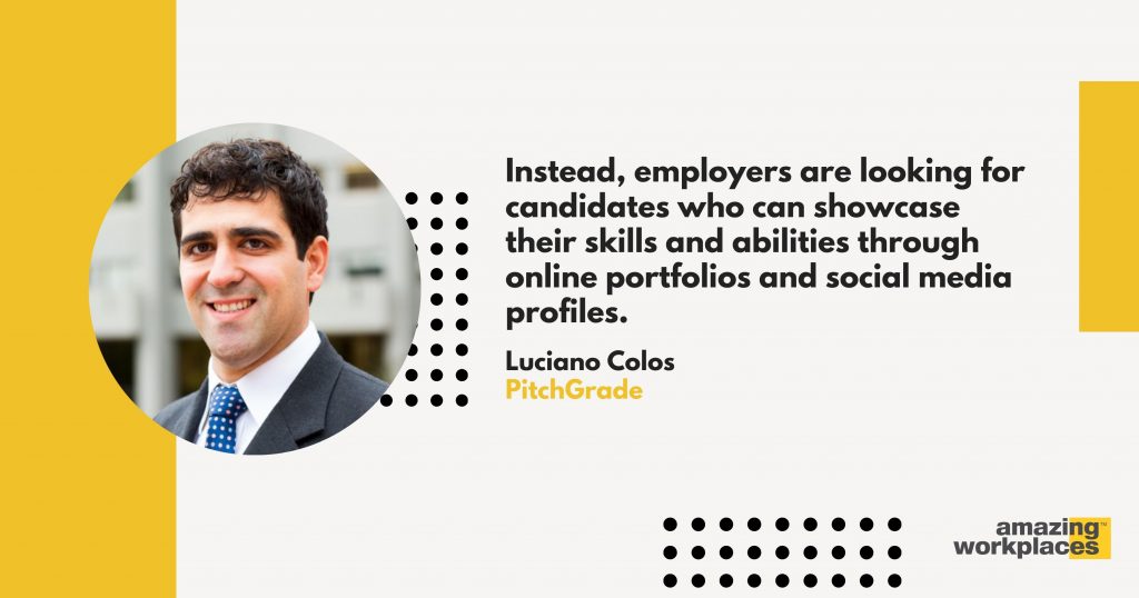 Luciano Colos, Amazing Workplaces, Pull Quote