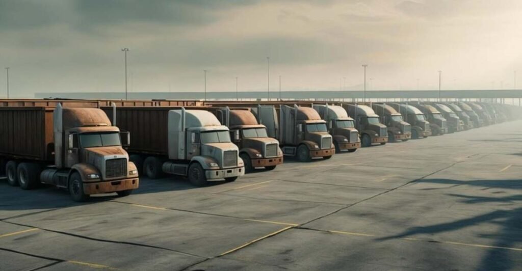 truck strike_labour shortage
