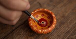 Diya Making Competition on Diwali