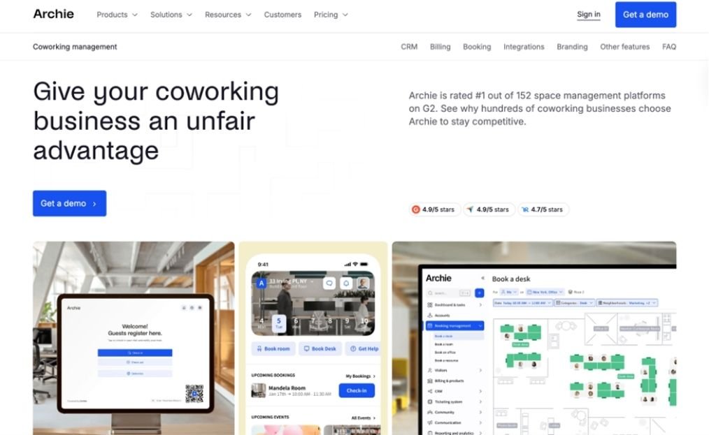 Archie Coworking Software-Amazing Workplaces