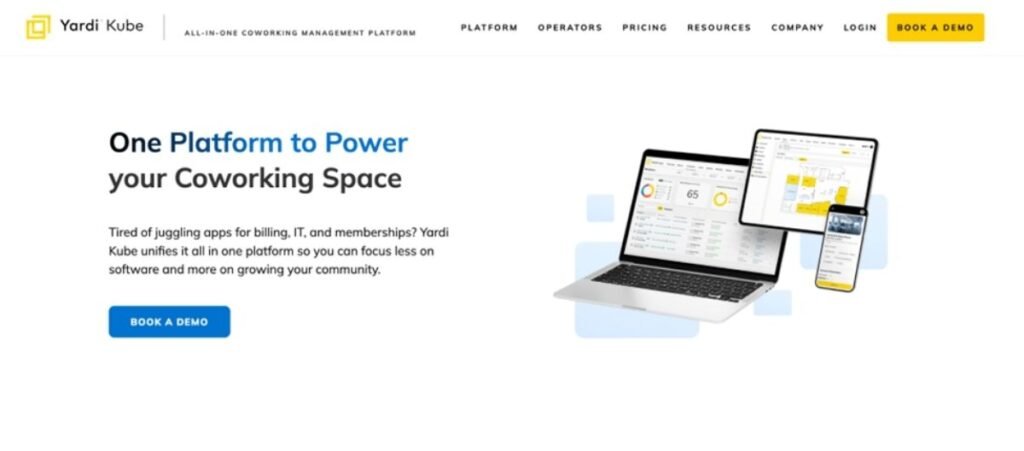 Yardi Kube Coworking Software-Amazing Workplaces