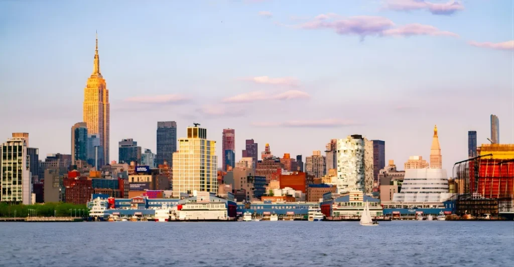 New Jersey workplaces showing career growth across industries and city business hubs