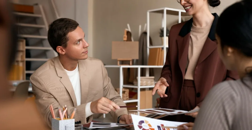 Small business owner building accountable teams without micromanaging employees in a modern workplace