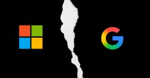 Google vs Microsoft workplace culture comparison showing employee experience, hybrid work, career growth, and leadership differences