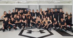 Under Armour team culture in action - teammates training together under the athlete mindset