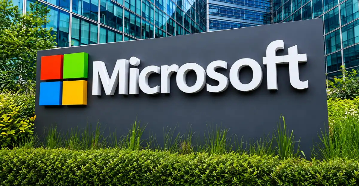 Microsoft buyout 2026: employees reviewing the voluntary exit offer at a Microsoft office