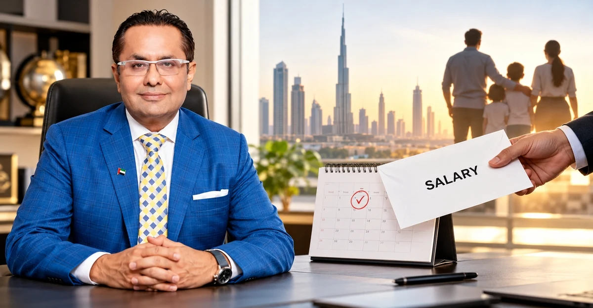 Rizwan Sajan, Danube Group founder, speaking on a podcast about paying salaries on time